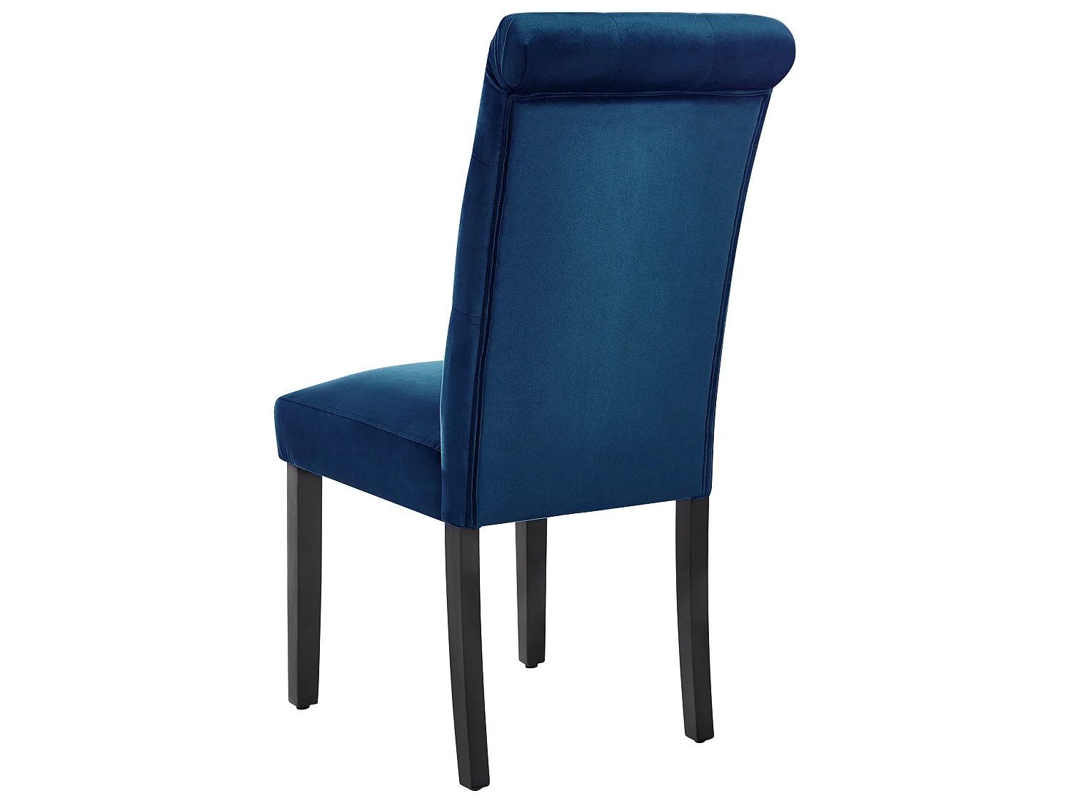 Set di 2 sedie da pranzo VELVA Velluto Blu scuro