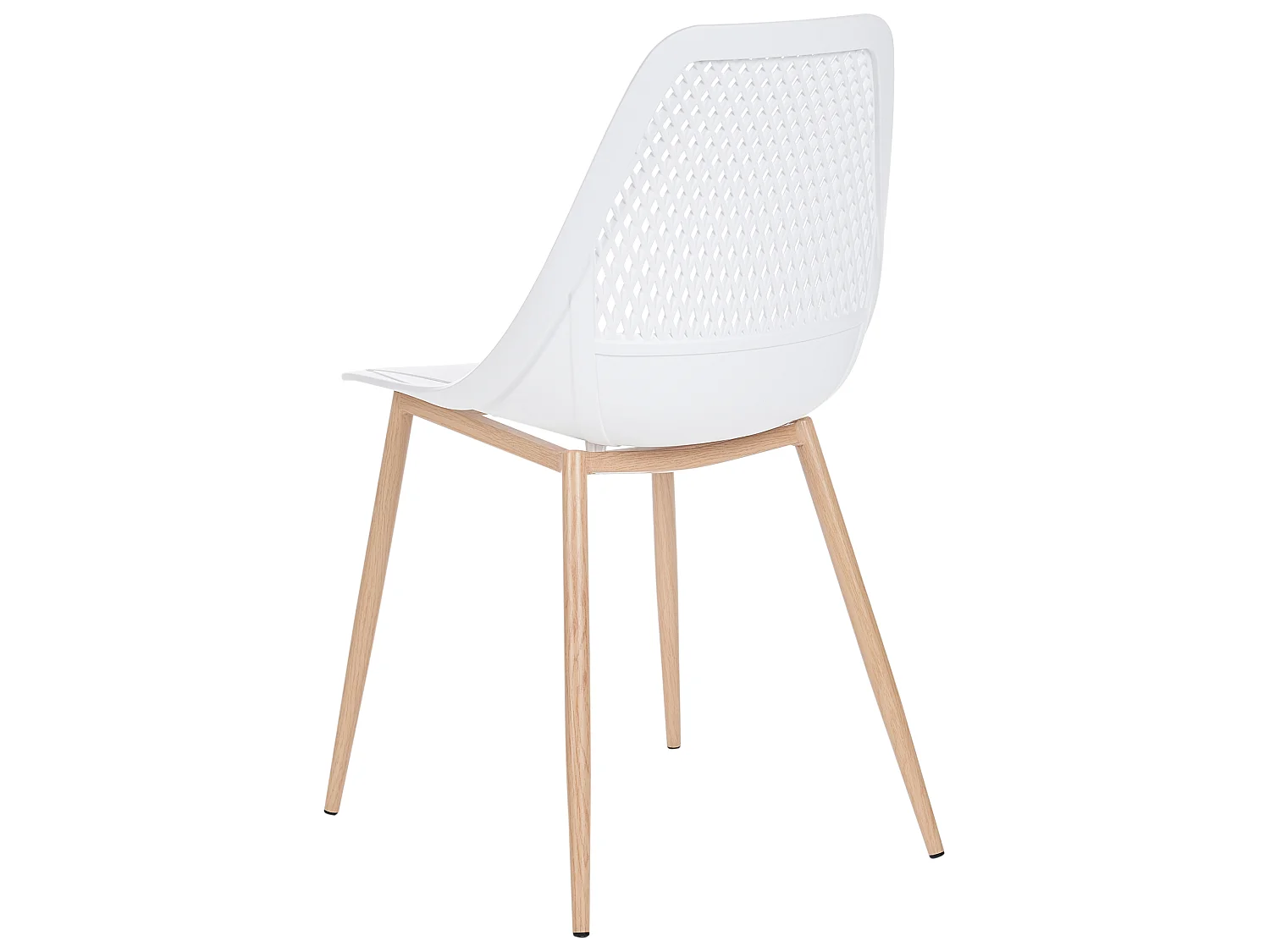 Lot de 4 chaises de salle à manger HAZELTON Blanc