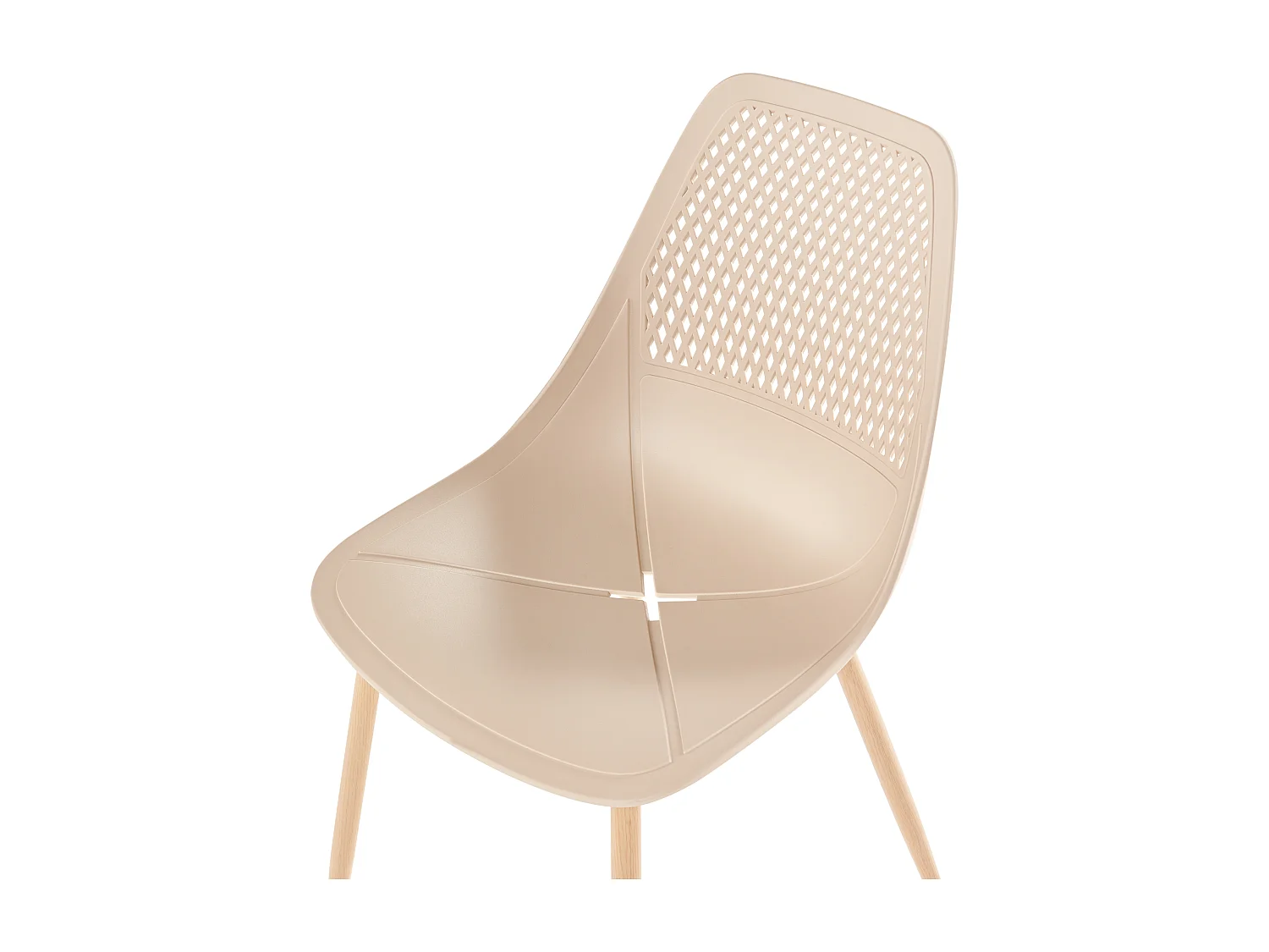 Esszimmerstuhl 4er Set HAZELTON Beige