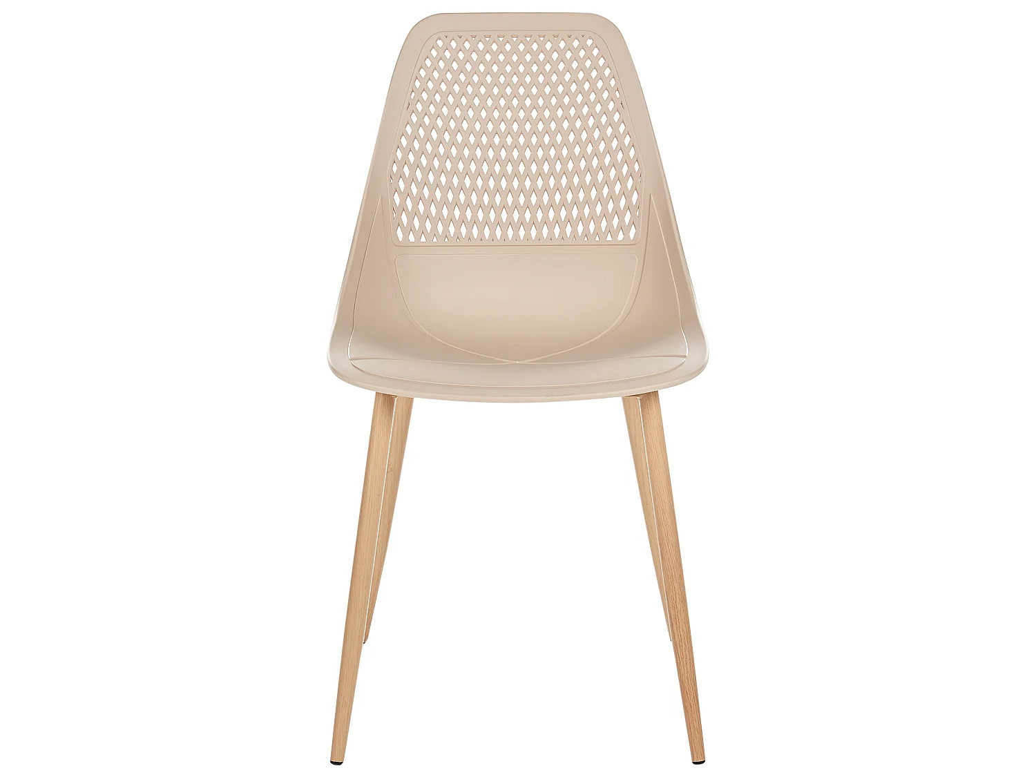 Lot de 4 chaises de salle à manger HAZELTON Beige