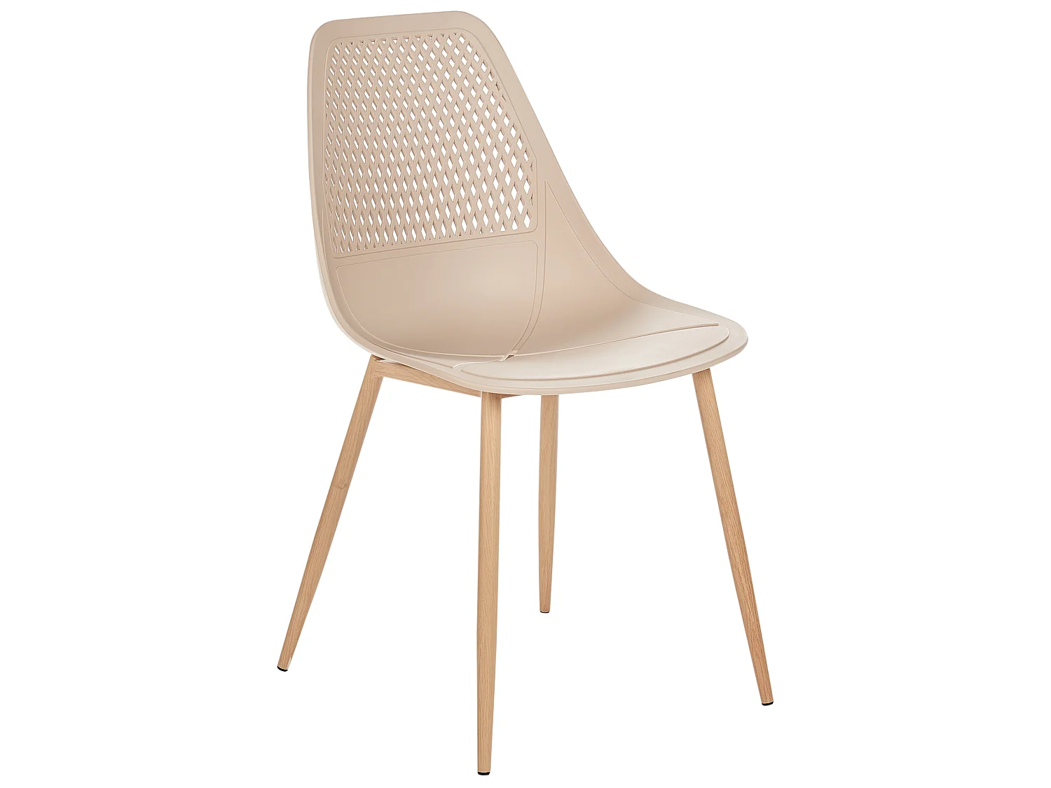 Lot de 4 chaises de salle à manger HAZELTON Beige