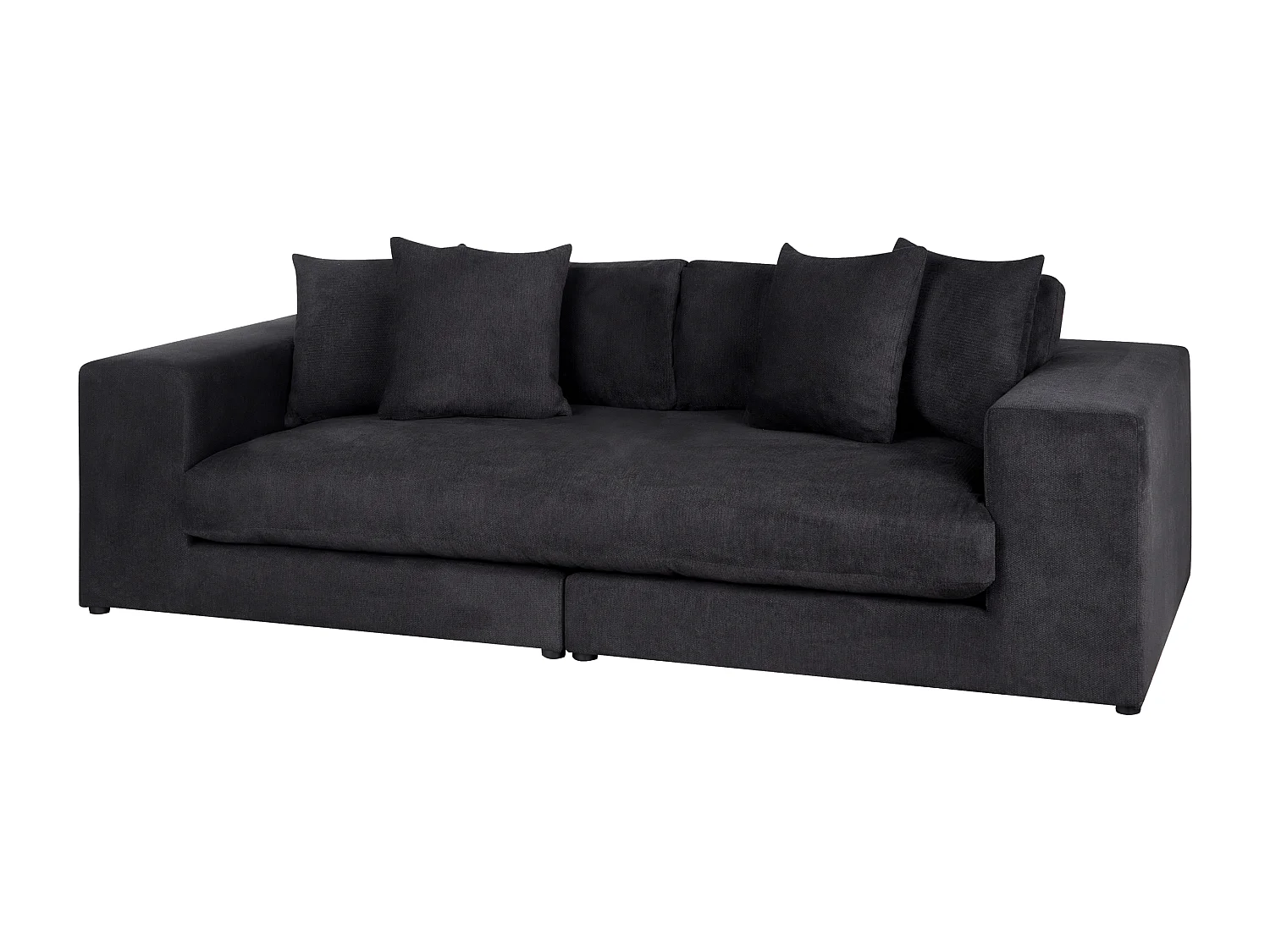 Sofa GLORVIKA Czarny dla 3 osób