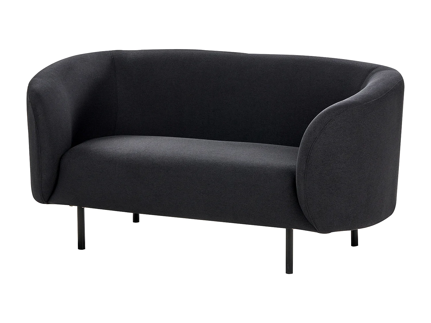 Sofa LOEN Czarny dla 2 osób