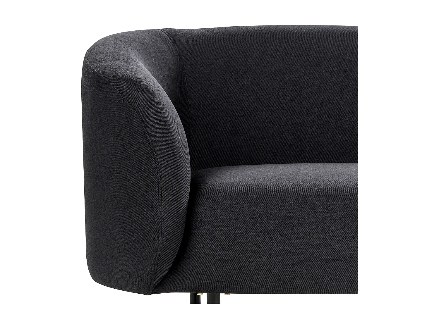 Sofa LOEN Czarny dla 2 osób