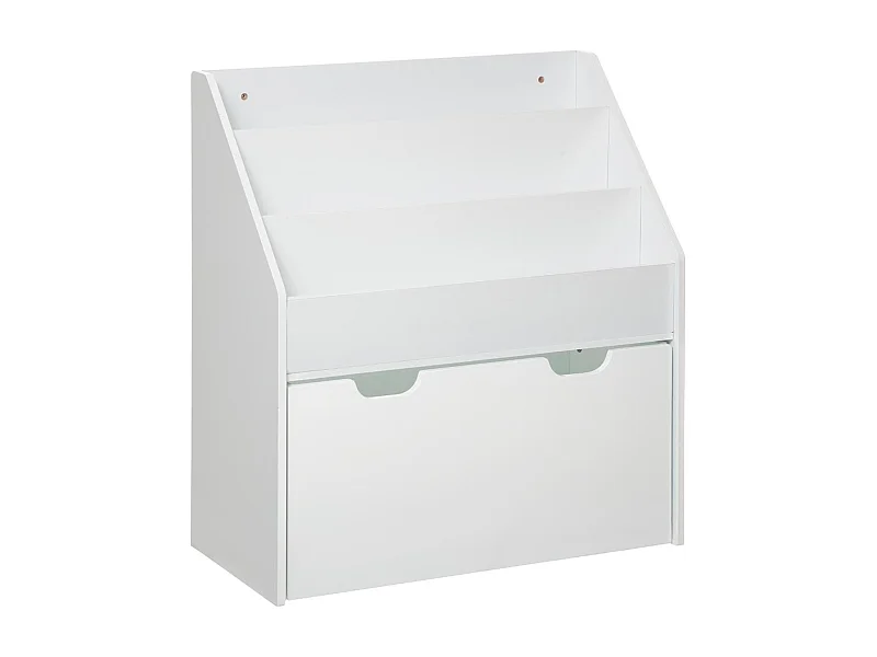 WELL HOME - Bibliothèque et vases pour enfants avec ruote 62,7x30x70 cm