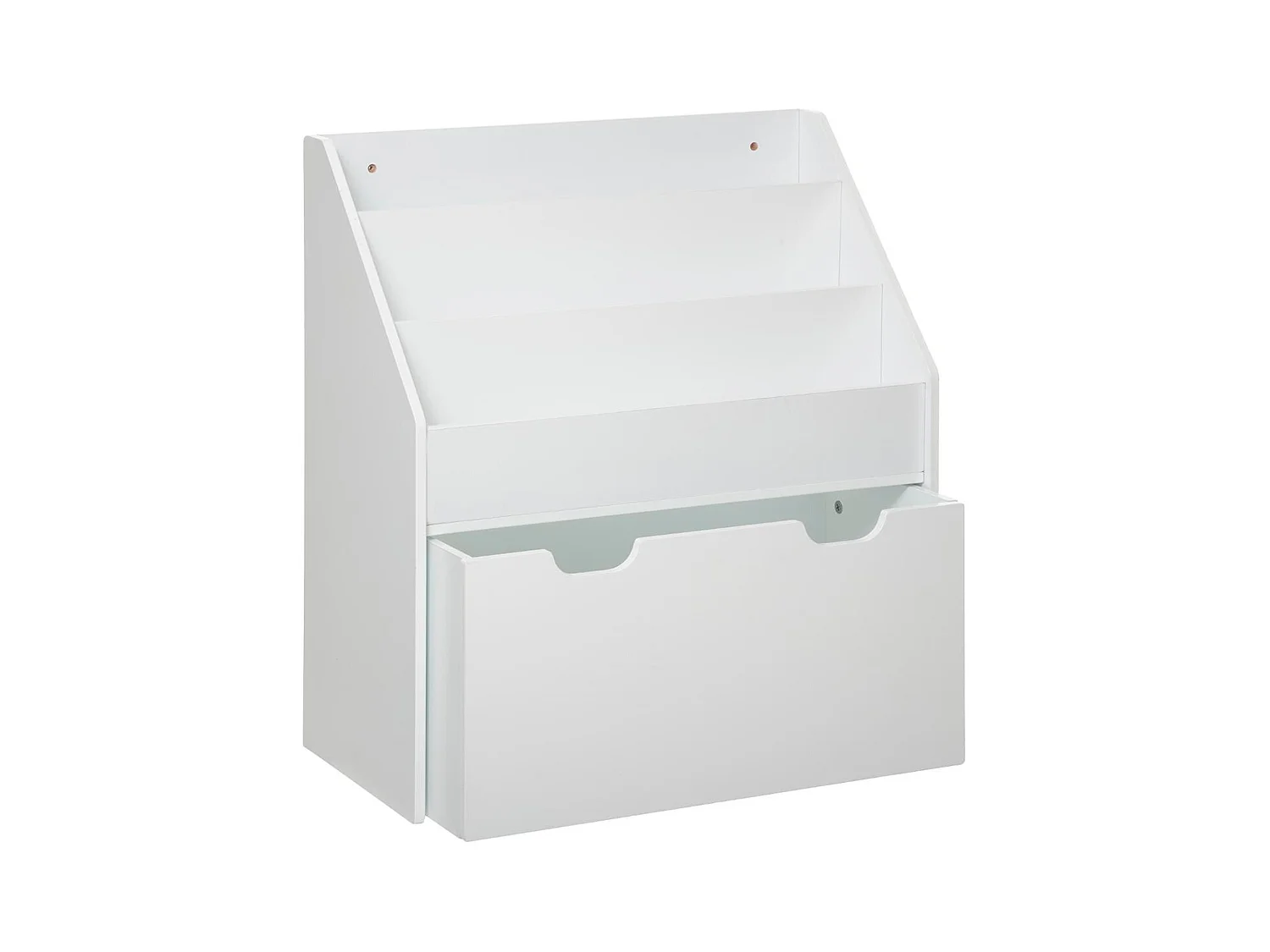 WELL HOME - Bibliothèque et vases pour enfants avec ruote 62,7x30x70 cm