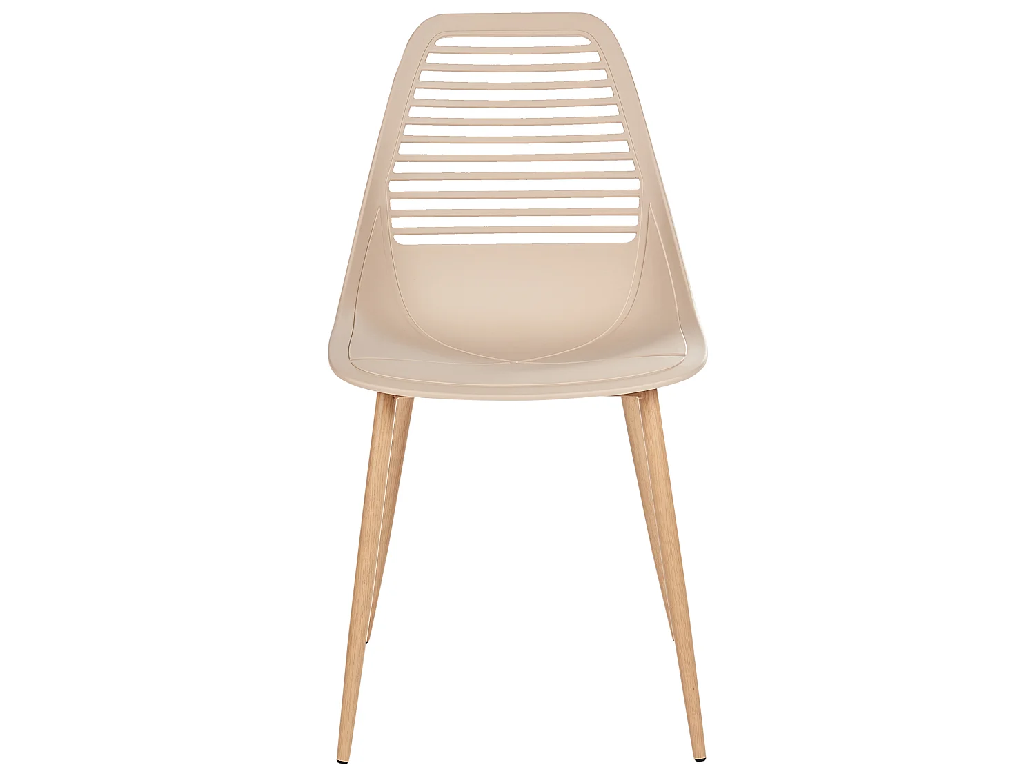 Set of 4 Dining Chairs MONTELLO Beige