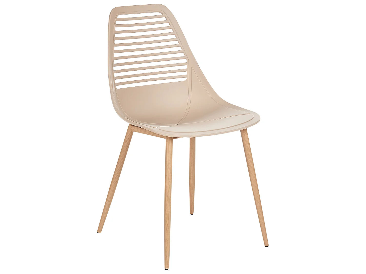 Set of 4 Dining Chairs MONTELLO Beige