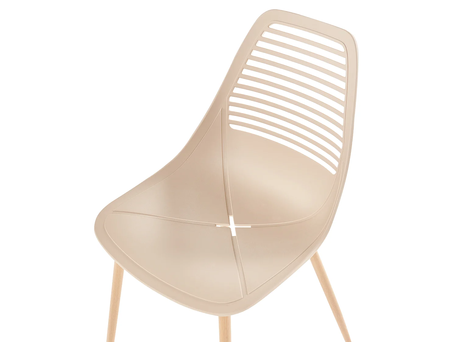 Set of 4 Dining Chairs MONTELLO Beige