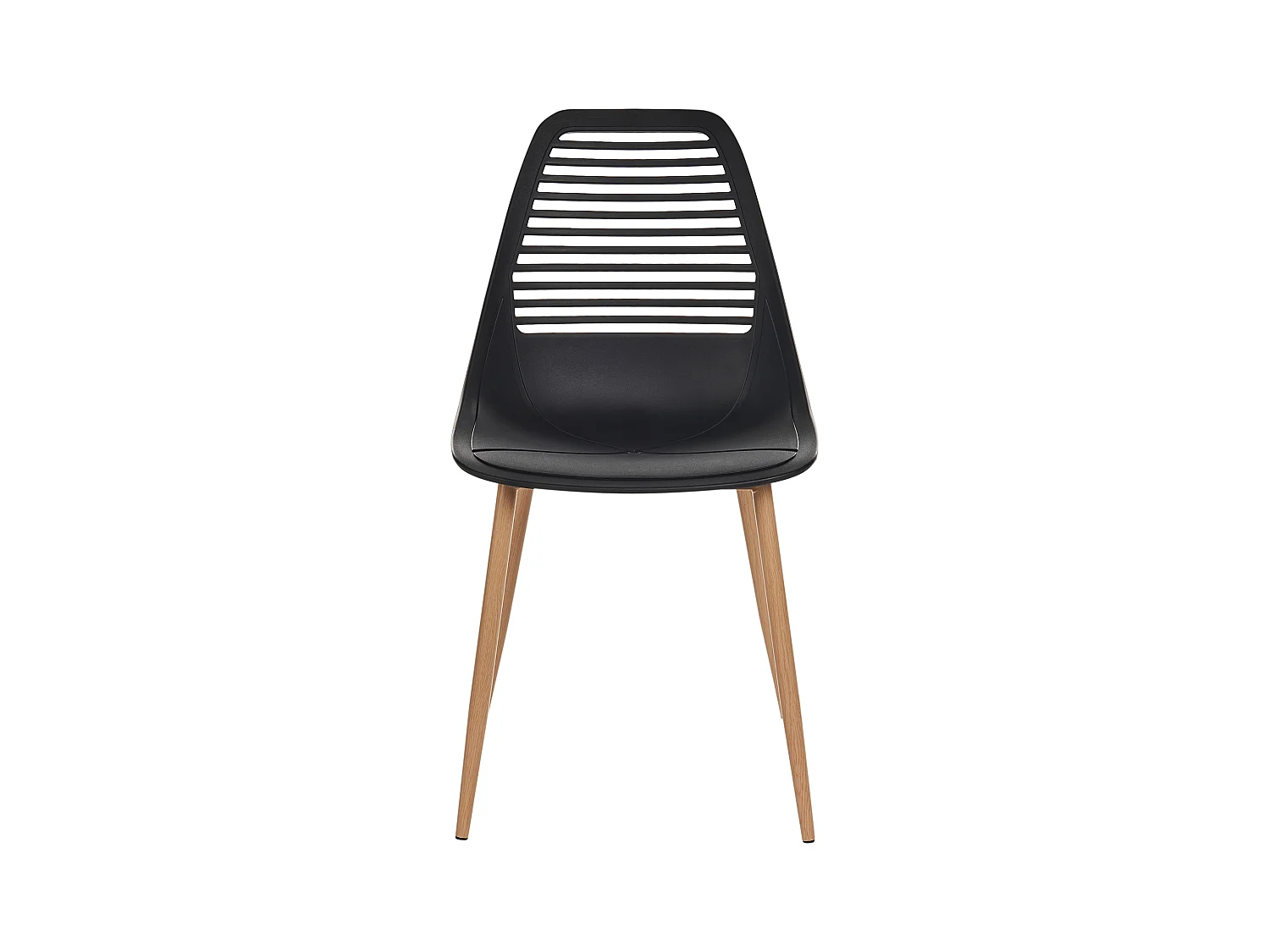 Set van 4 eetkamerstoelen MONTELLO Zwart