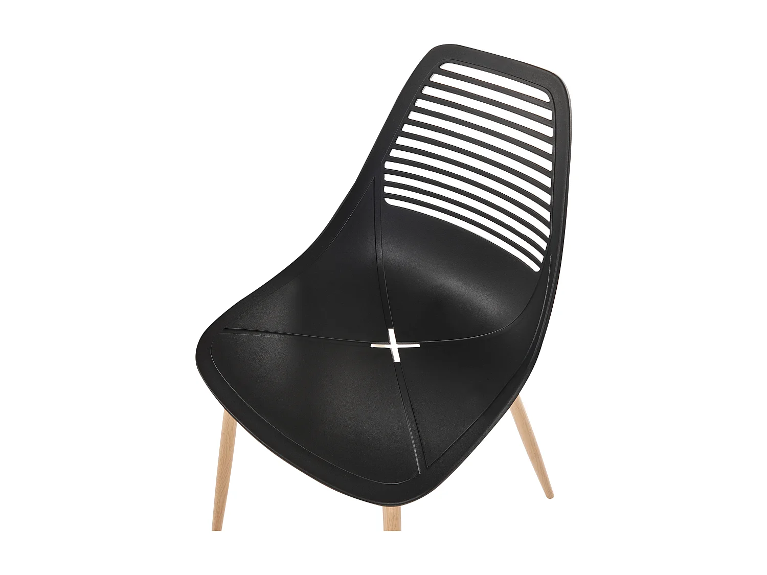 Lot de 4 chaises de salle à manger MONTELLO Noir