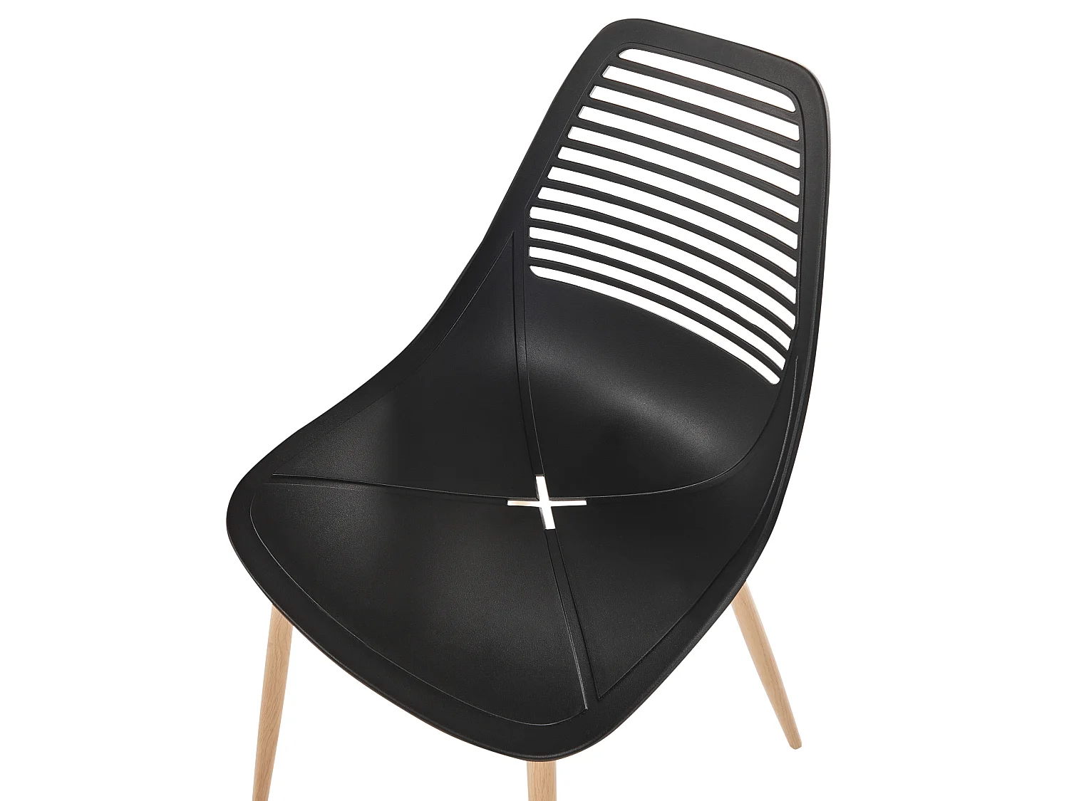 Lot de 4 chaises de salle à manger MONTELLO Noir