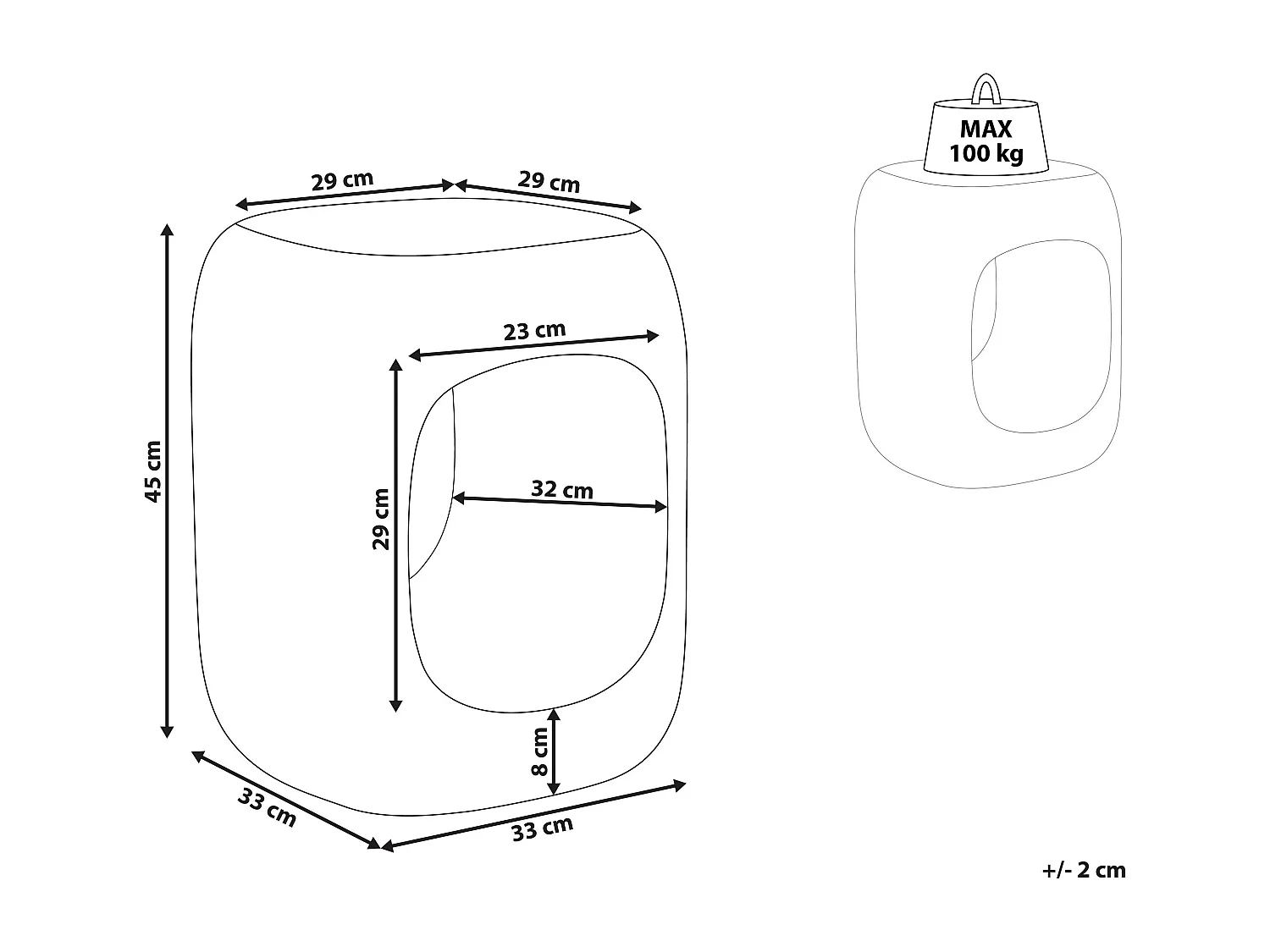 Stolik pomocniczy PELMO Szary