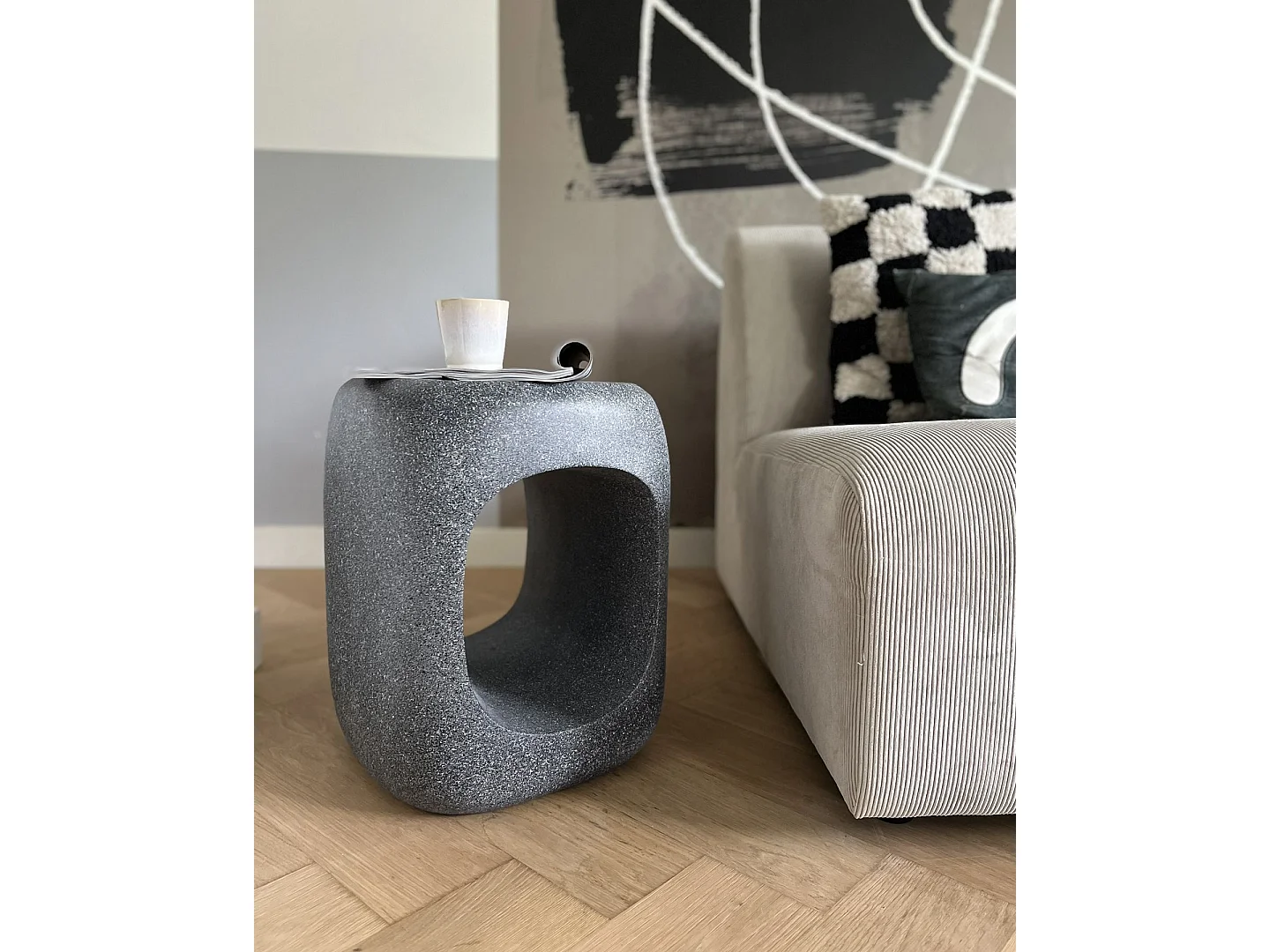 Table d'appoint PELMO Gris