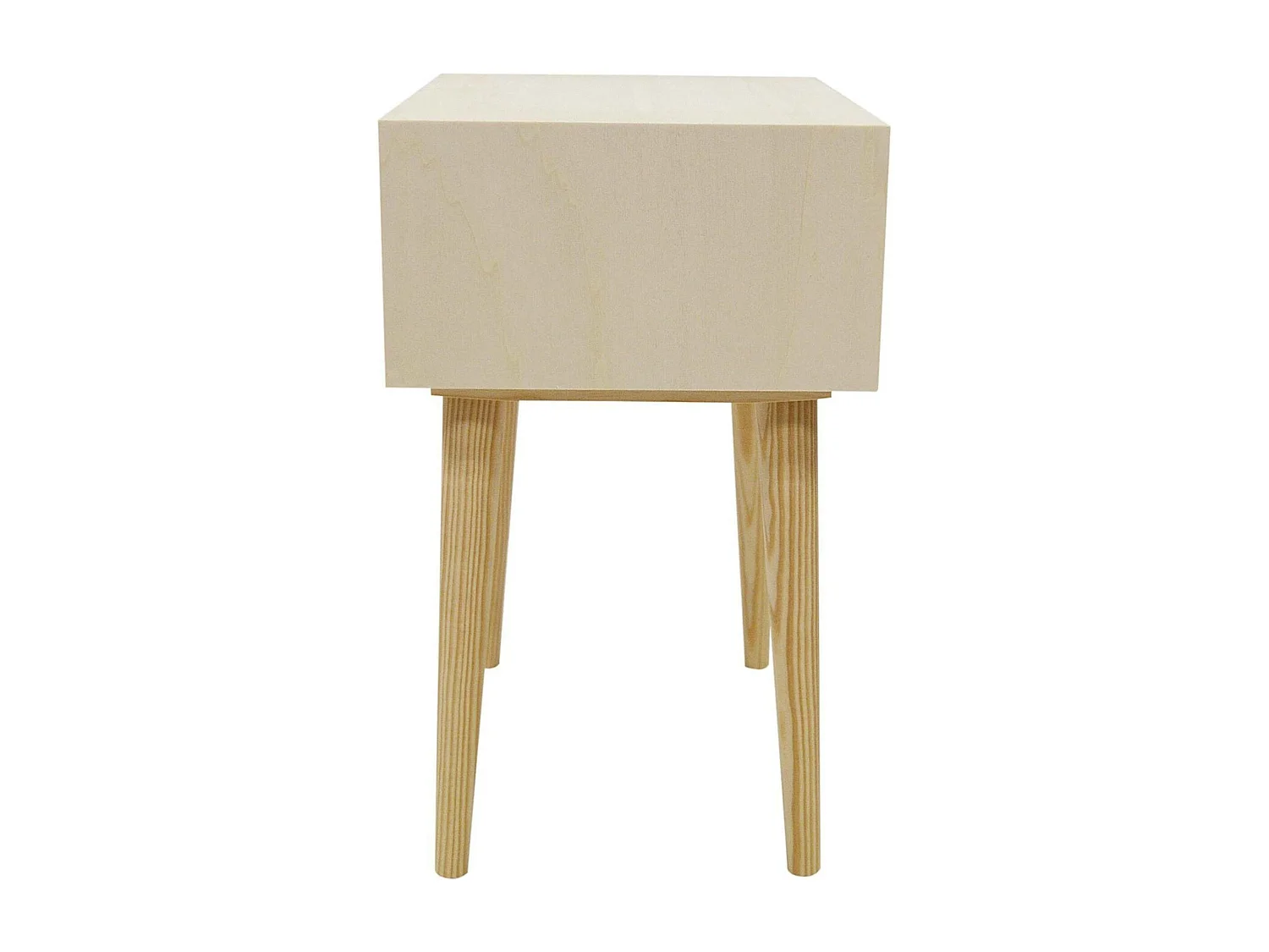 Mercury - Table d'appoint en bois marron 40x30x50cm