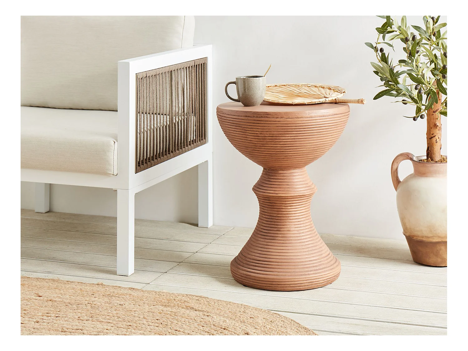 Table d'appoint CALDARO Marron