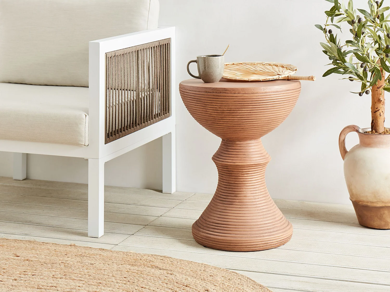 Table d'appoint CALDARO Marron