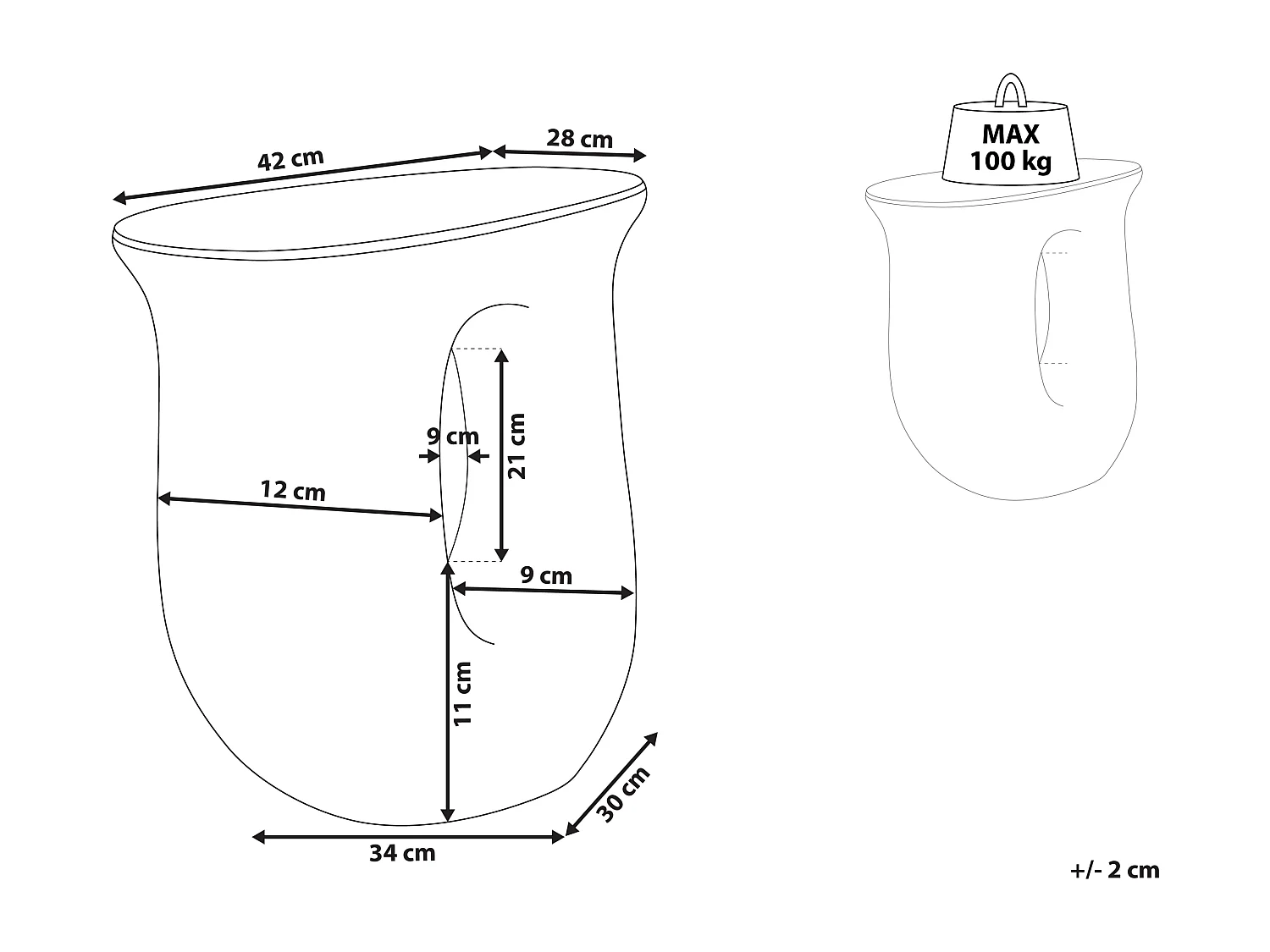 Beistelltisch IDRO Orange