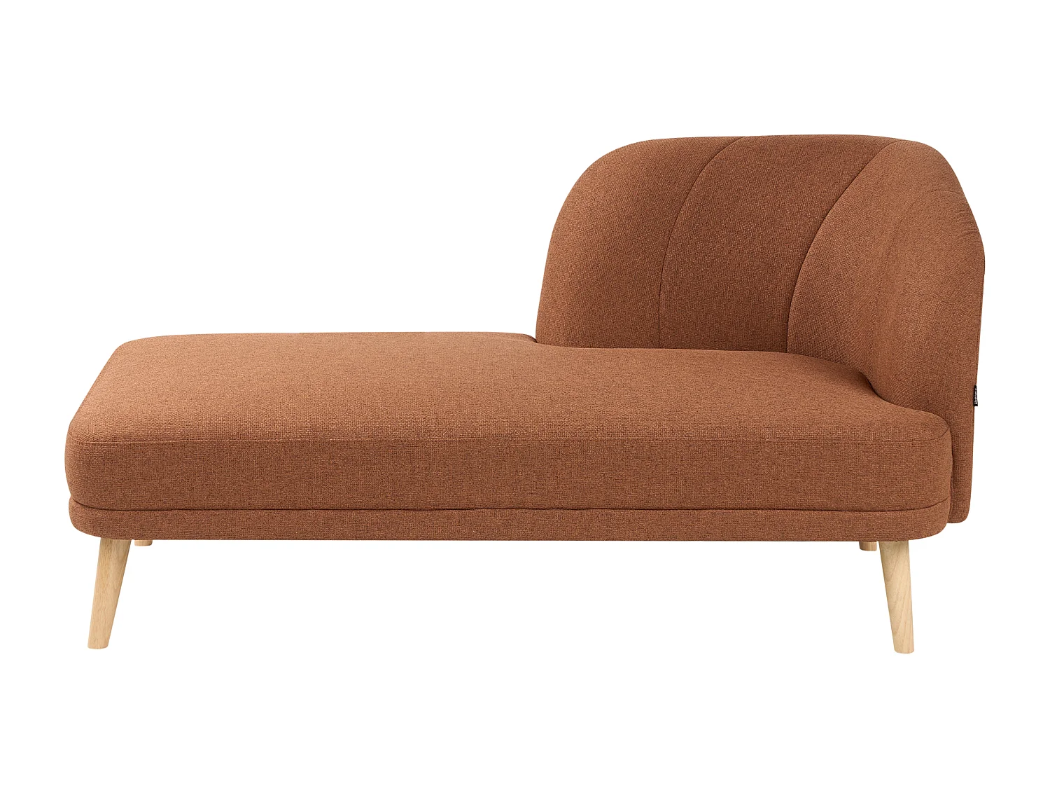 Chaise longue versione destra TANLAY Tessuto Marrone dorato