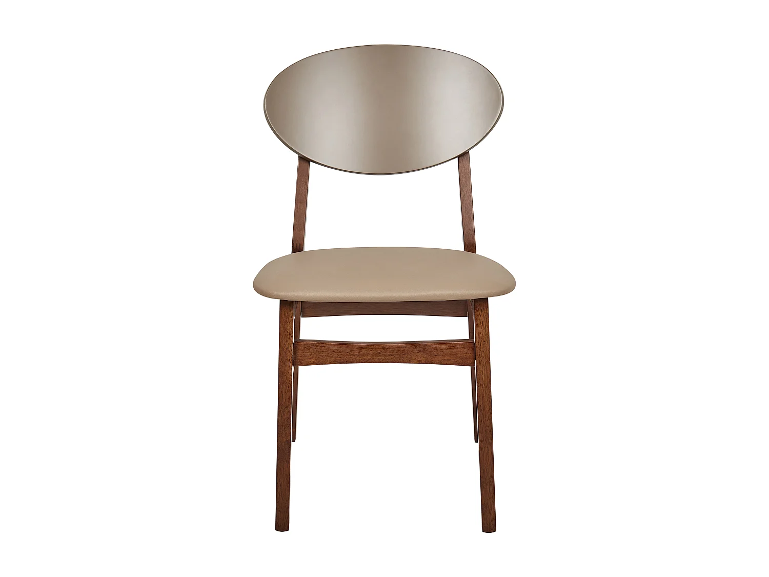 Lot de 2 chaises de salle à manger AMERY Bois Marron clair