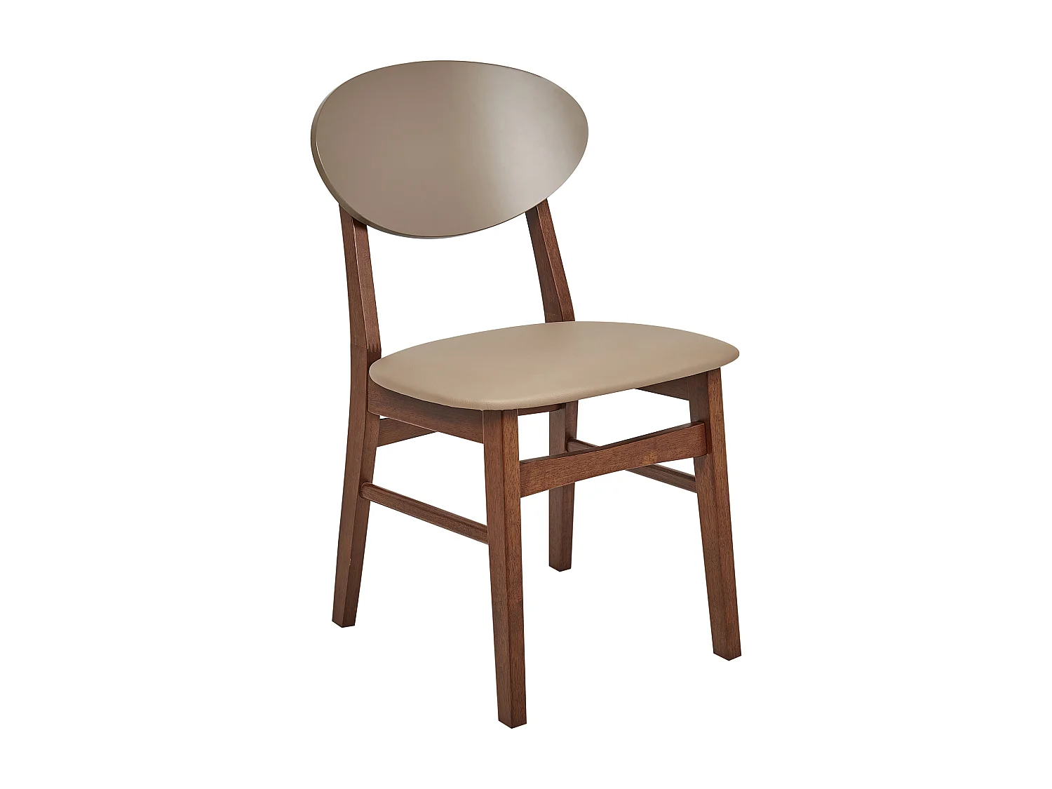 Lot de 2 chaises de salle à manger AMERY Bois Marron clair