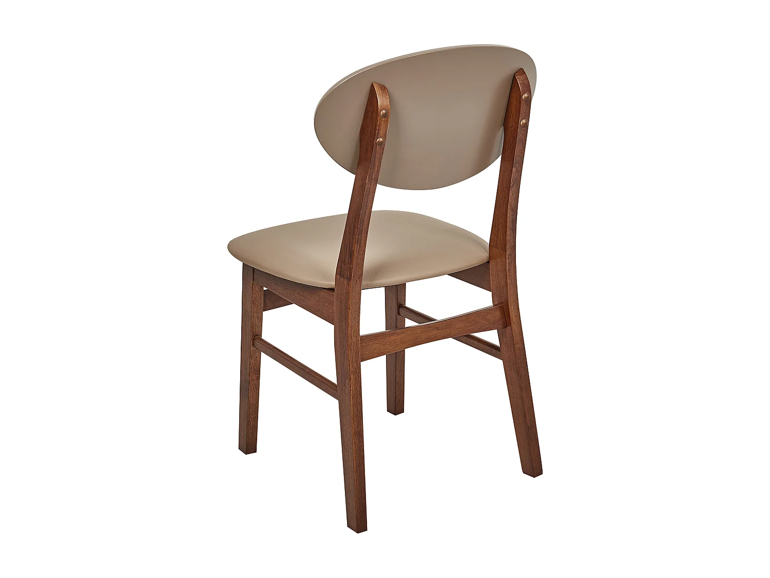 Lot de 2 chaises de salle à manger AMERY Bois Marron clair