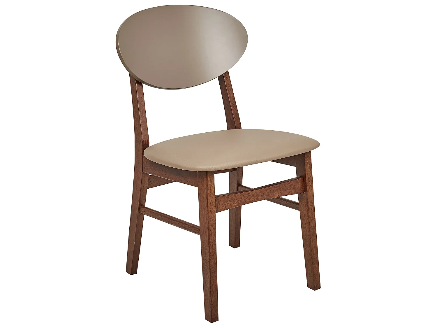 Lot de 2 chaises de salle à manger AMERY Bois Marron clair