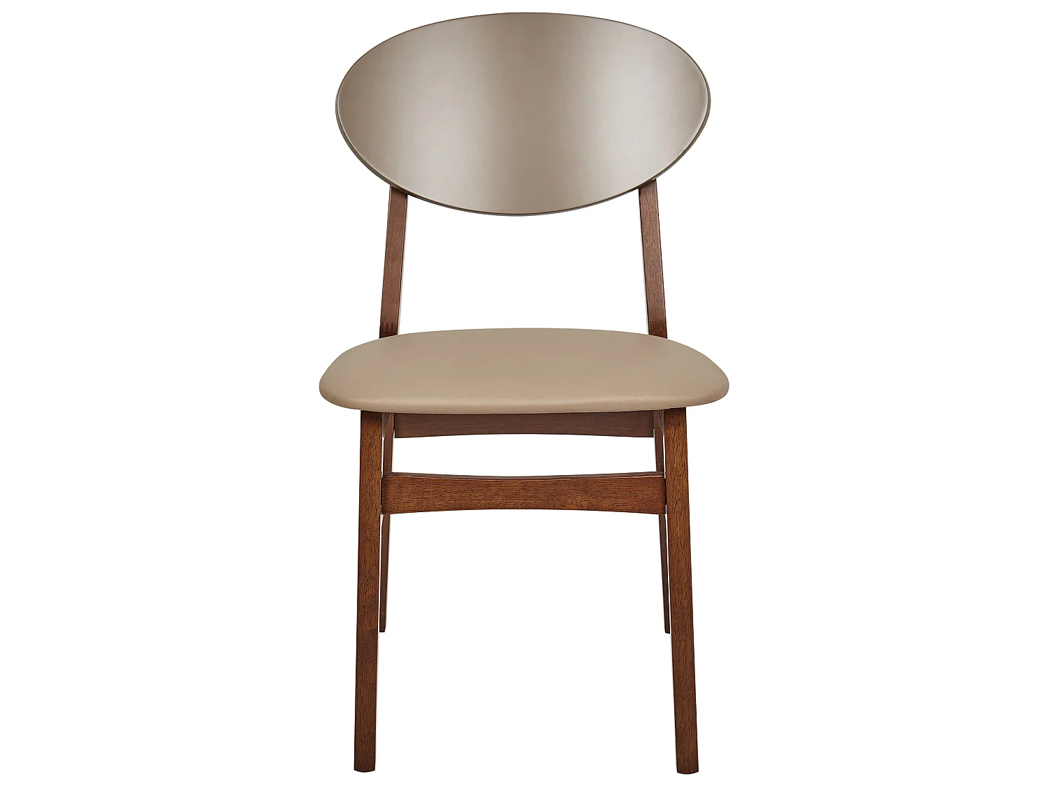 Lot de 2 chaises de salle à manger AMERY Bois Marron clair