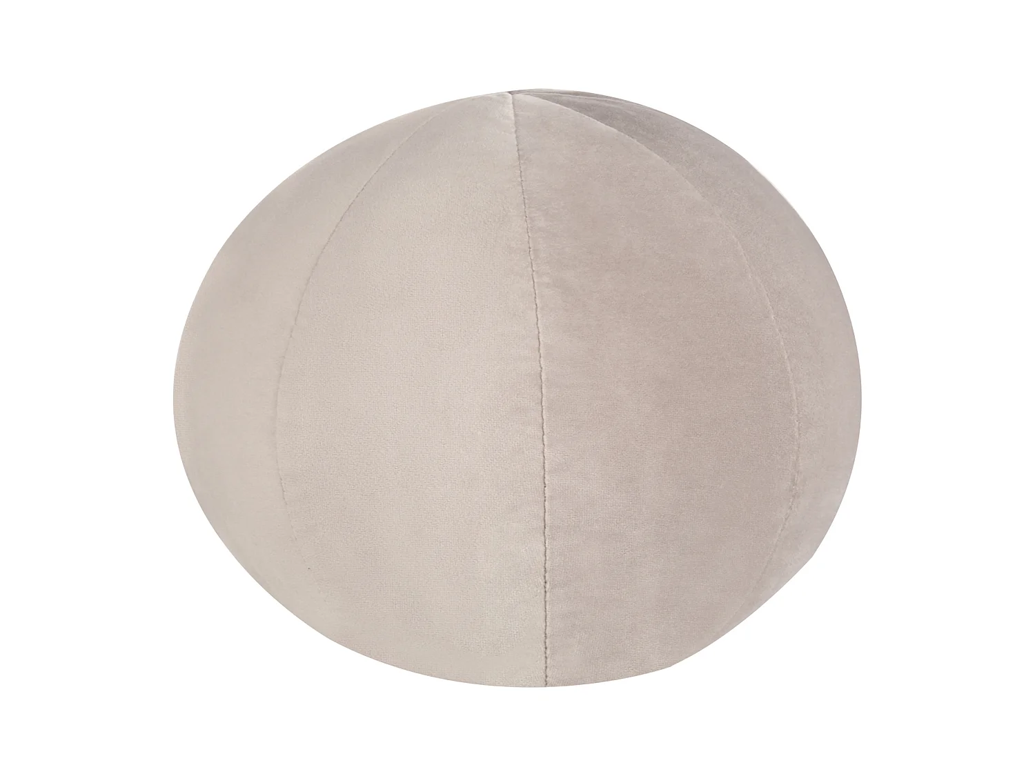 Sofa LEIREN Samtstoff Taupe 3-Sitzer