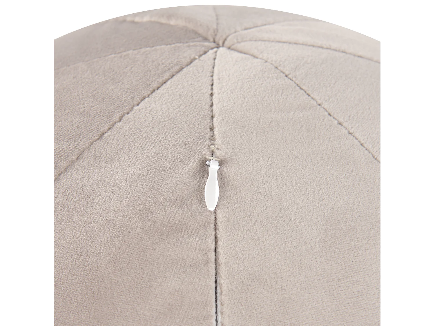 Divano LEIREN Velluto Tortora 3 posti