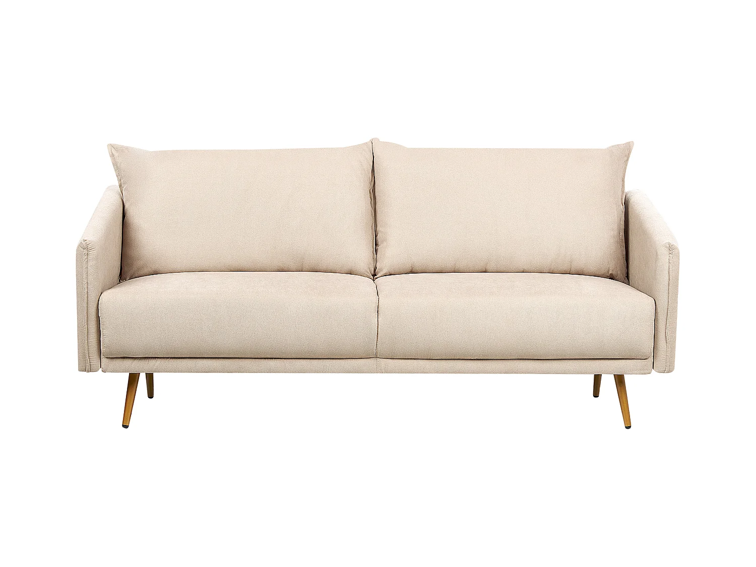 Canapé 3 places MAURA Velours Beige