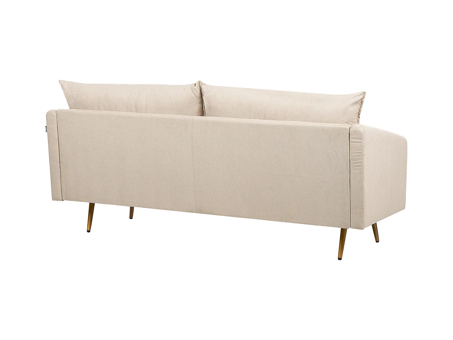 Canapé 3 places MAURA Velours Beige