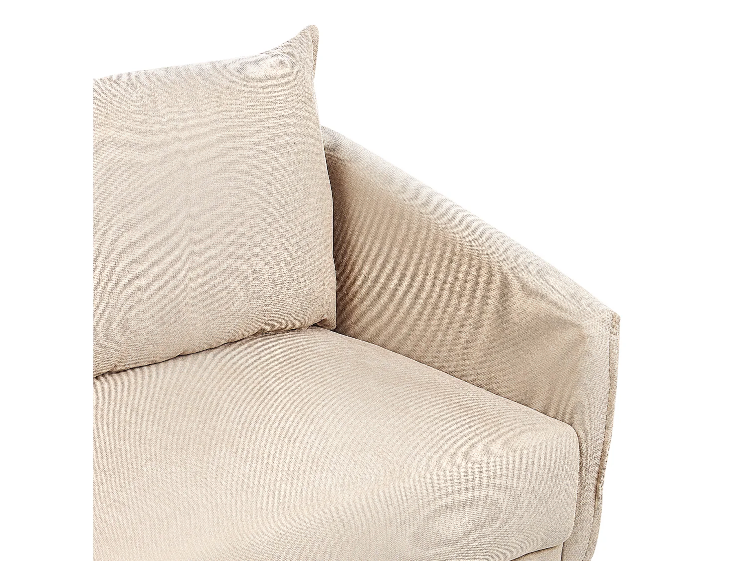 Canapé 2 places MAURA Velours Beige