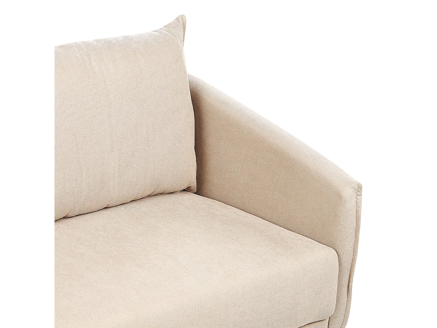 Sofa MAURA Welur Beżowy dla 2 osób