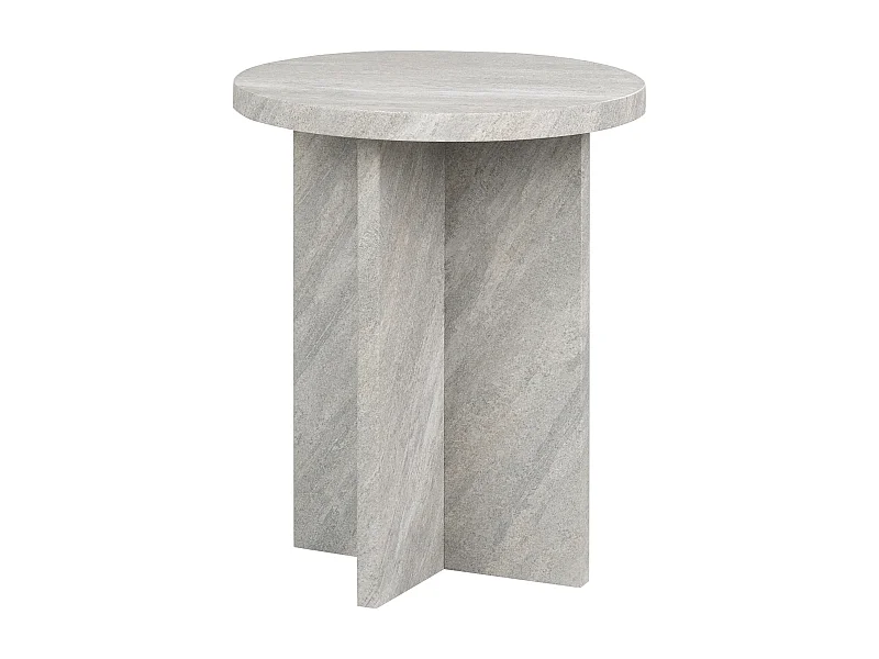Table d'appoint STANTON Effet béton gris
