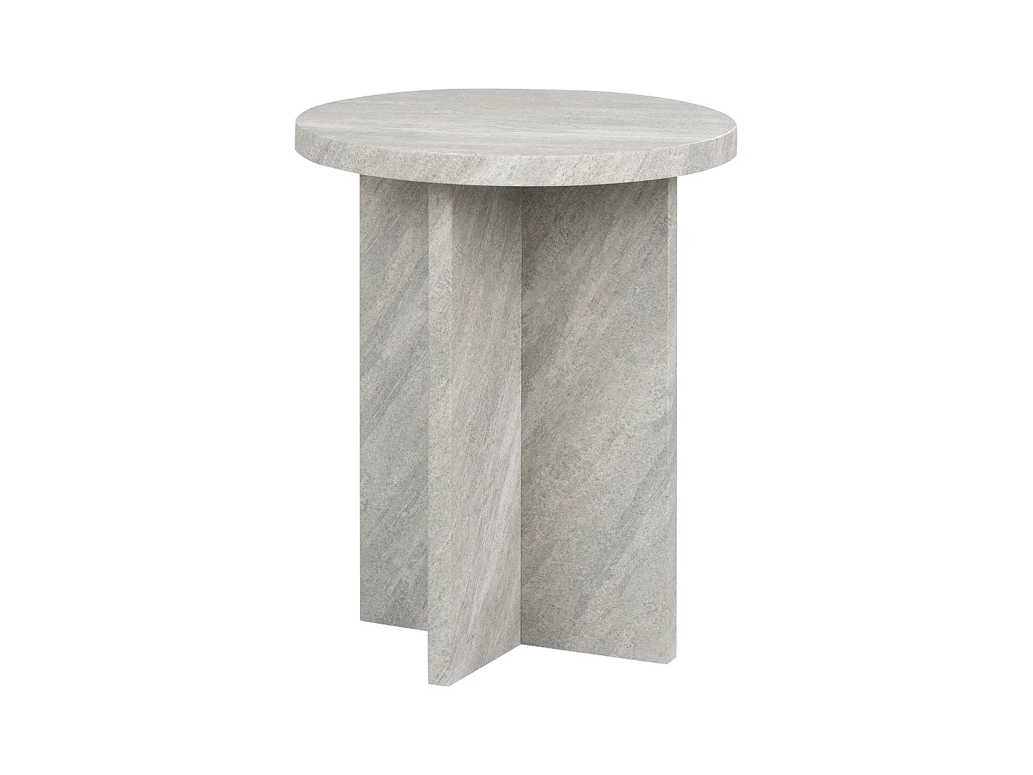 Table d'appoint STANTON Effet béton gris