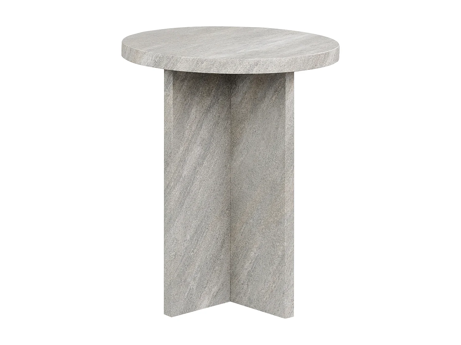Table d'appoint STANTON Effet béton gris