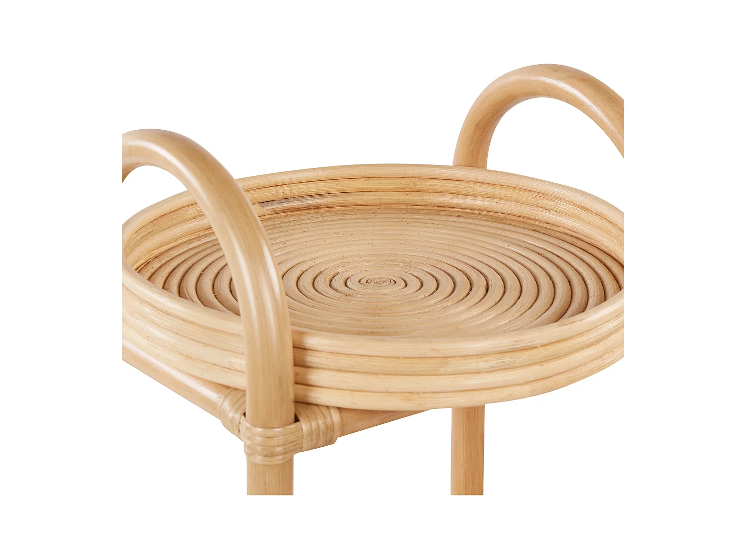 Beistelltisch TROOLIE Rattan Naturfarben