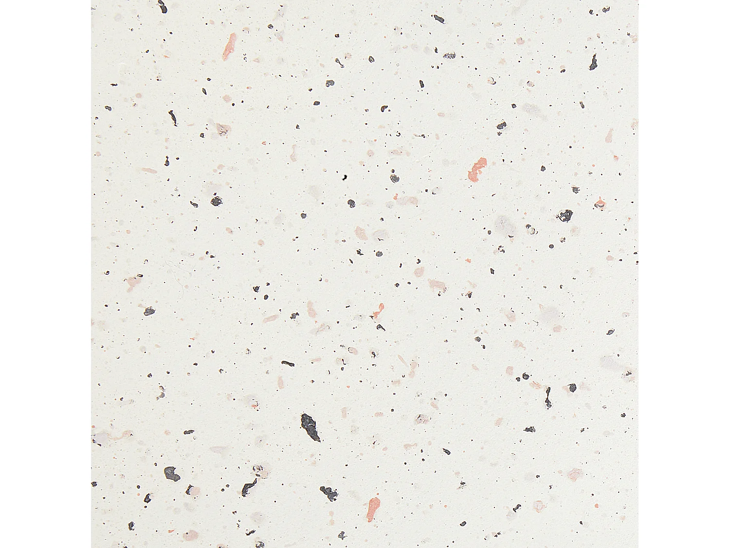 Beistelltisch Beton und Glasfaser creme weiß Terrazzo Optik rund ⌀ 33 cm Cadini