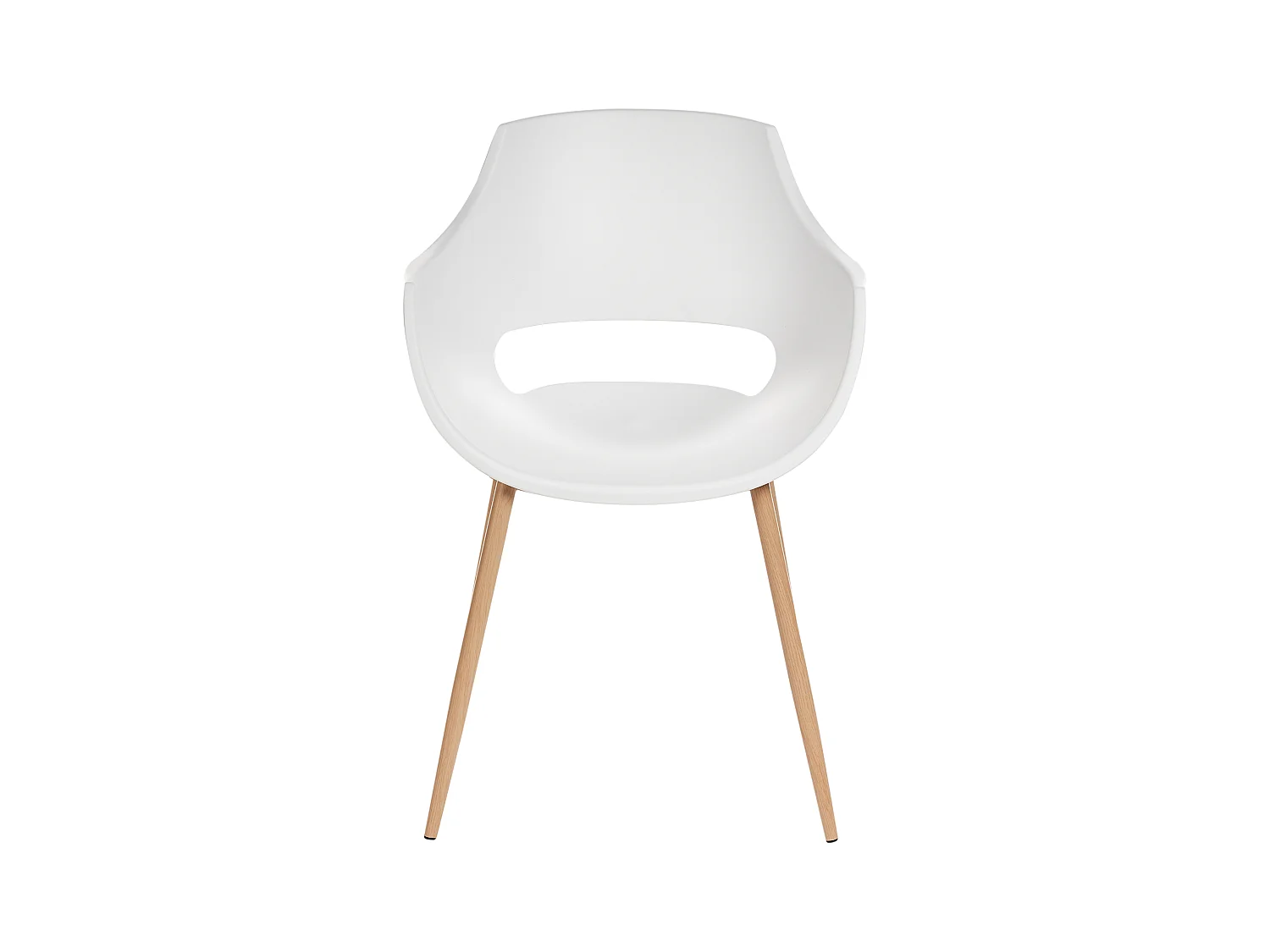 Lot de 4 chaises de salle à manger MILLERS Blanc