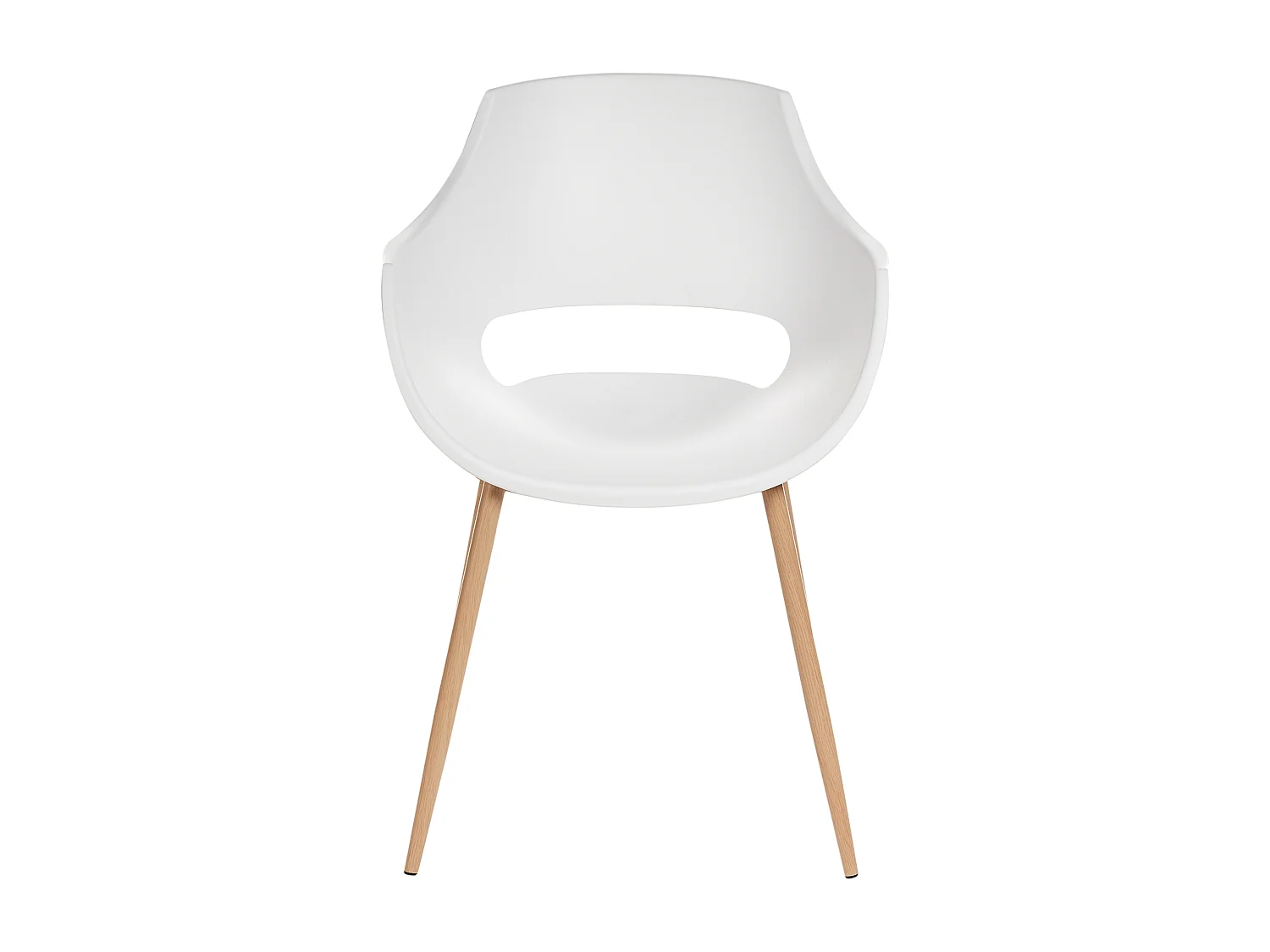 Conjunto de 4 cadeiras de jantar MILLERS Branco