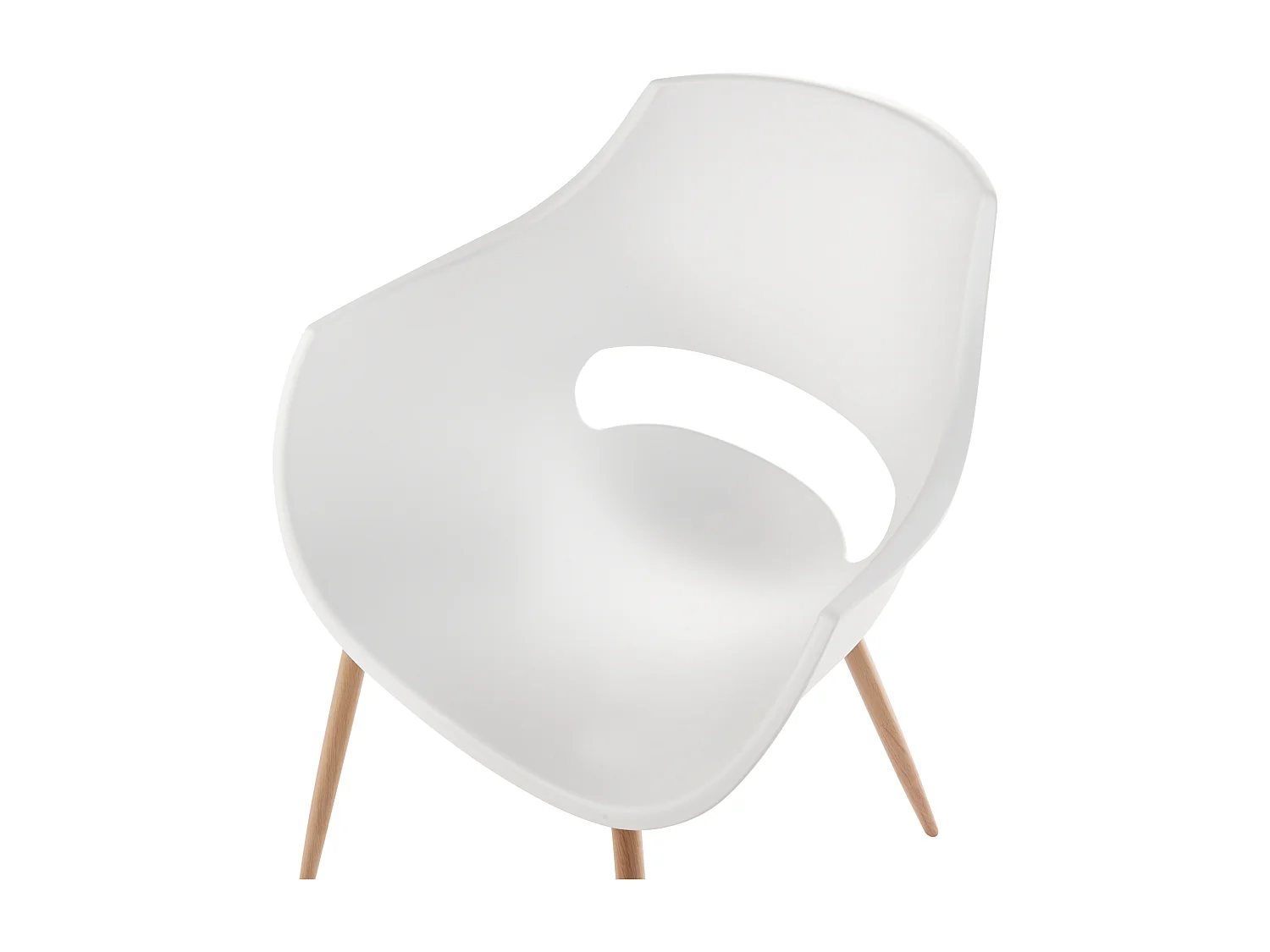 Lot de 4 chaises de salle à manger MILLERS Blanc