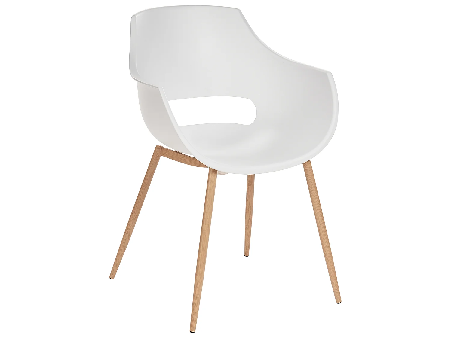 Lot de 4 chaises de salle à manger MILLERS Blanc