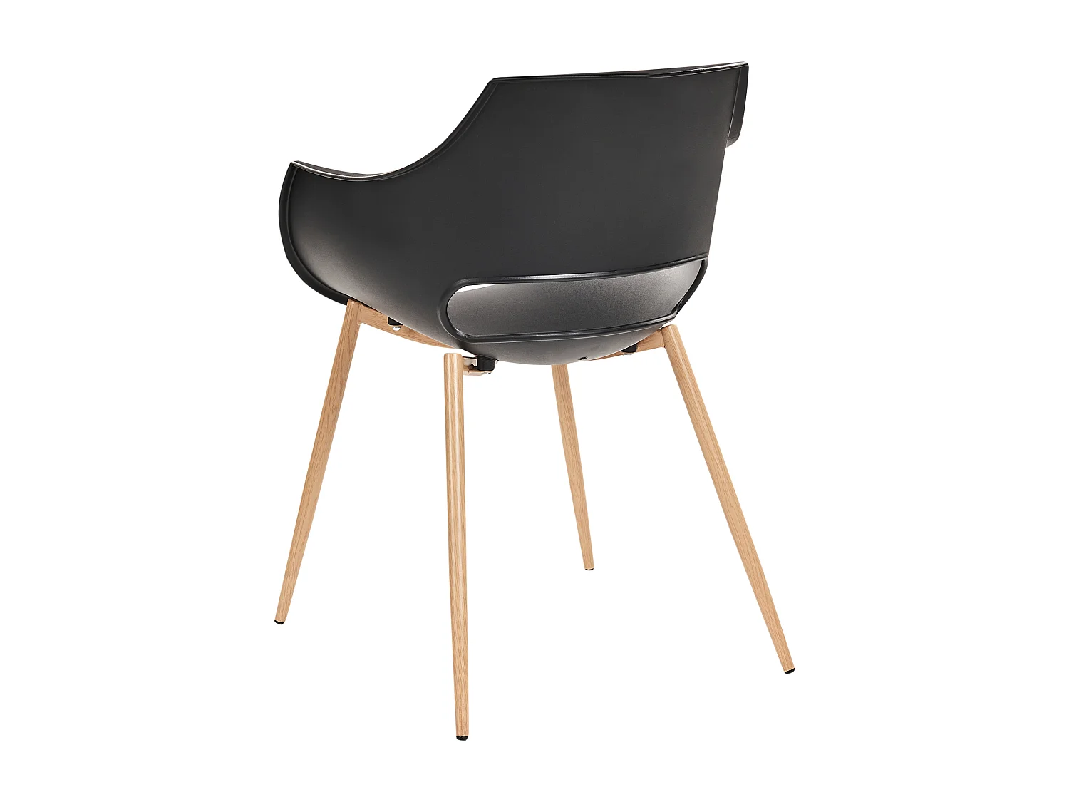 Conjunto de 4 sillas de comedor MILLERS Negro