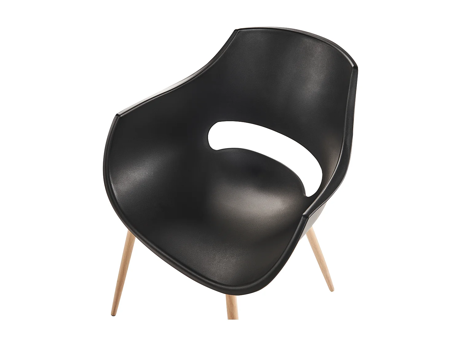 Lot de 4 chaises de salle à manger MILLERS Noir