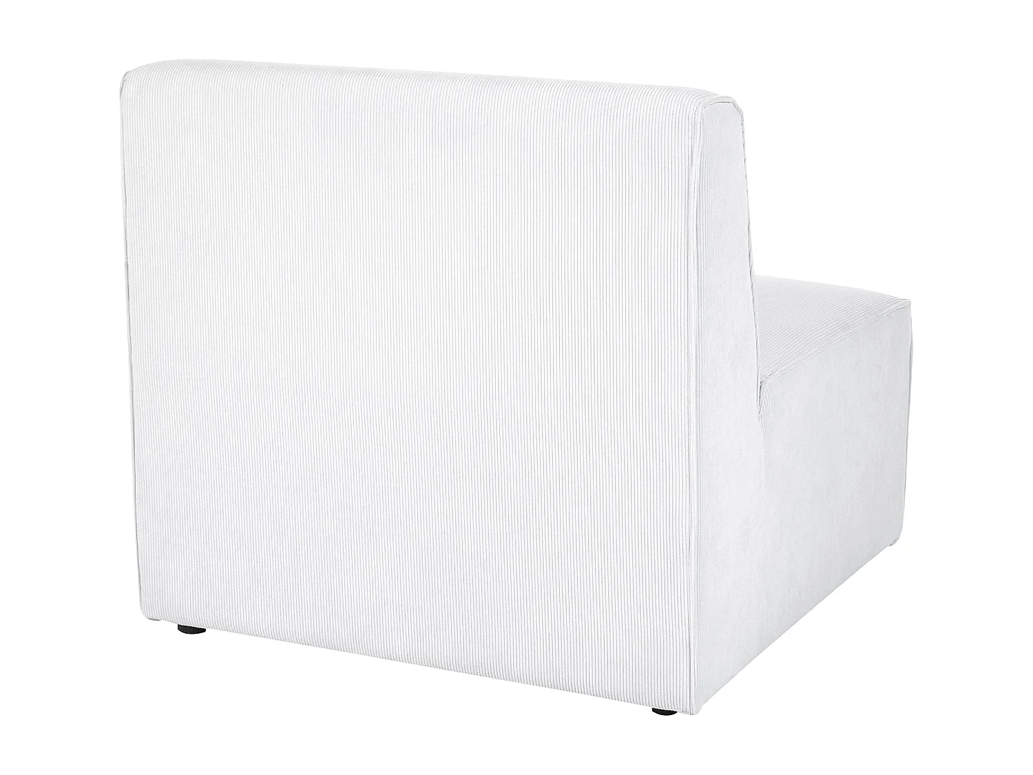 Chaiselongue LEMVIG Cord Cremeweiss