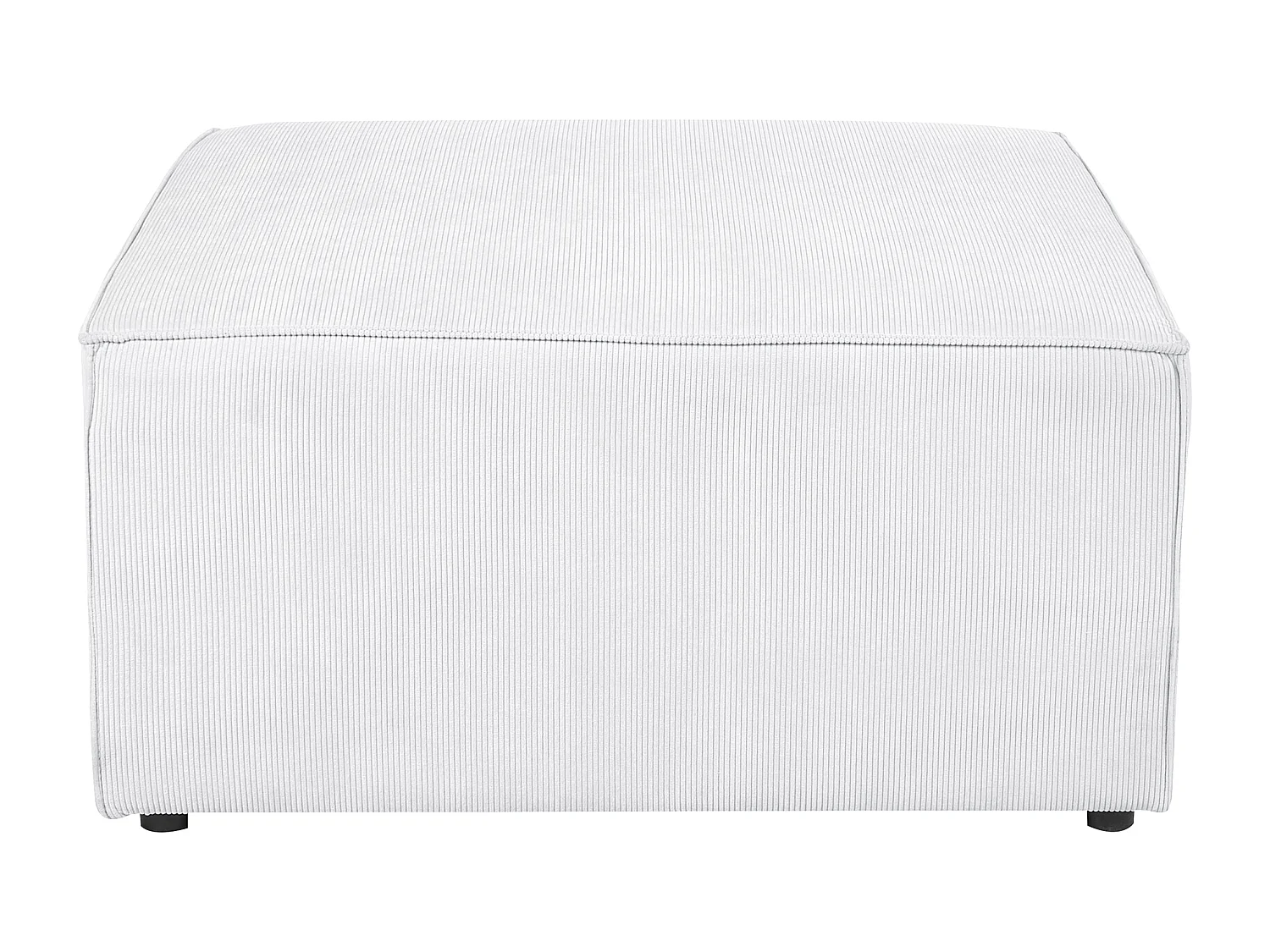 Chaiselongue LEMVIG Cord Cremeweiss