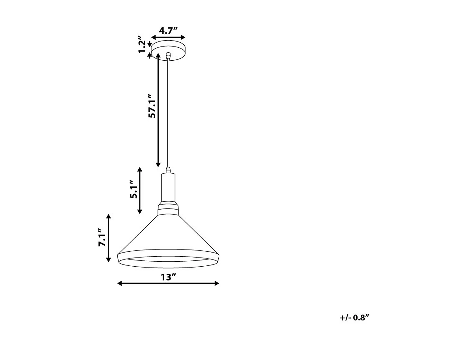 Hanglamp LIARD Metaal Wit