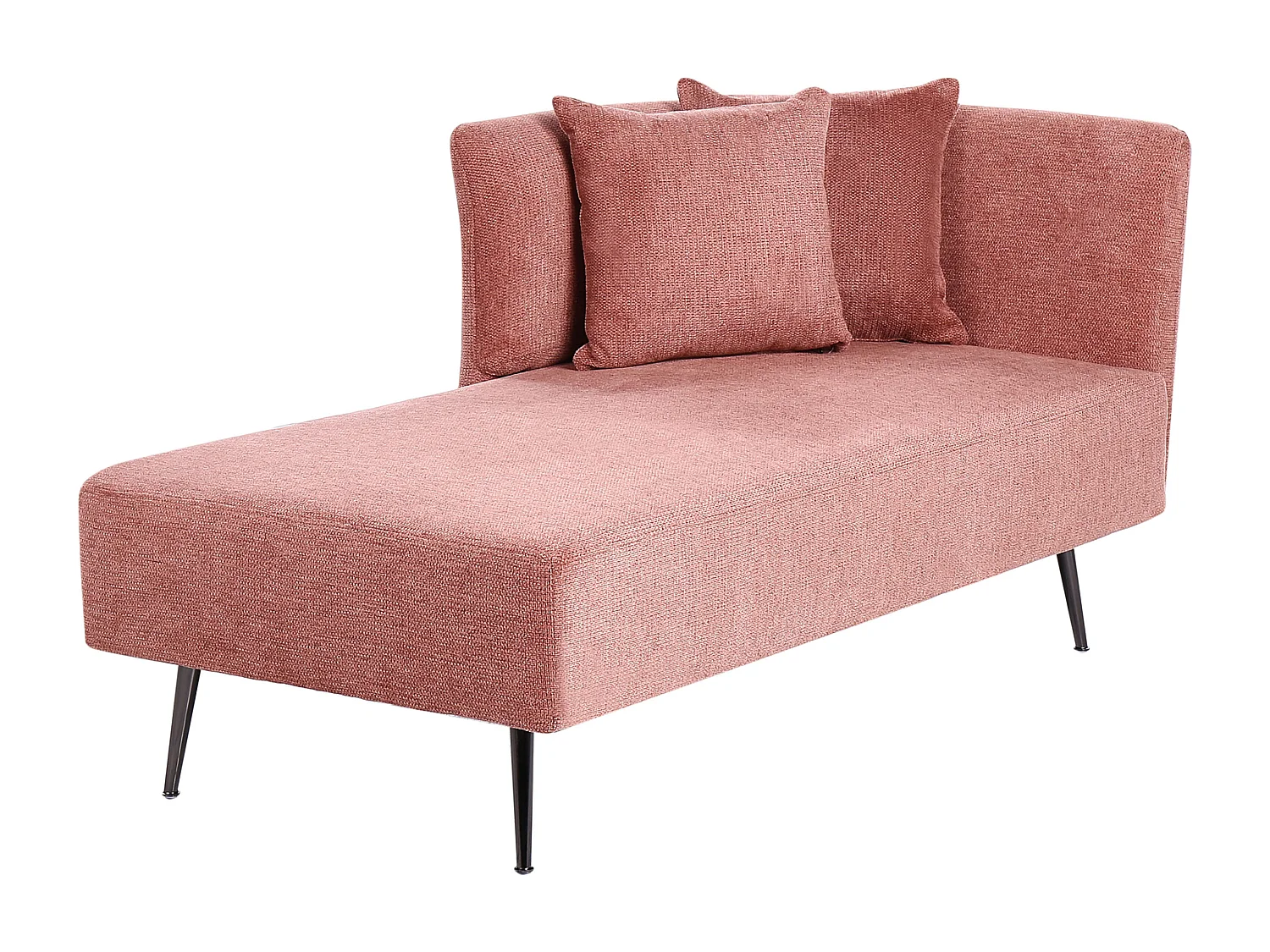 Chaise longue derecho RIOM Tela Rojo