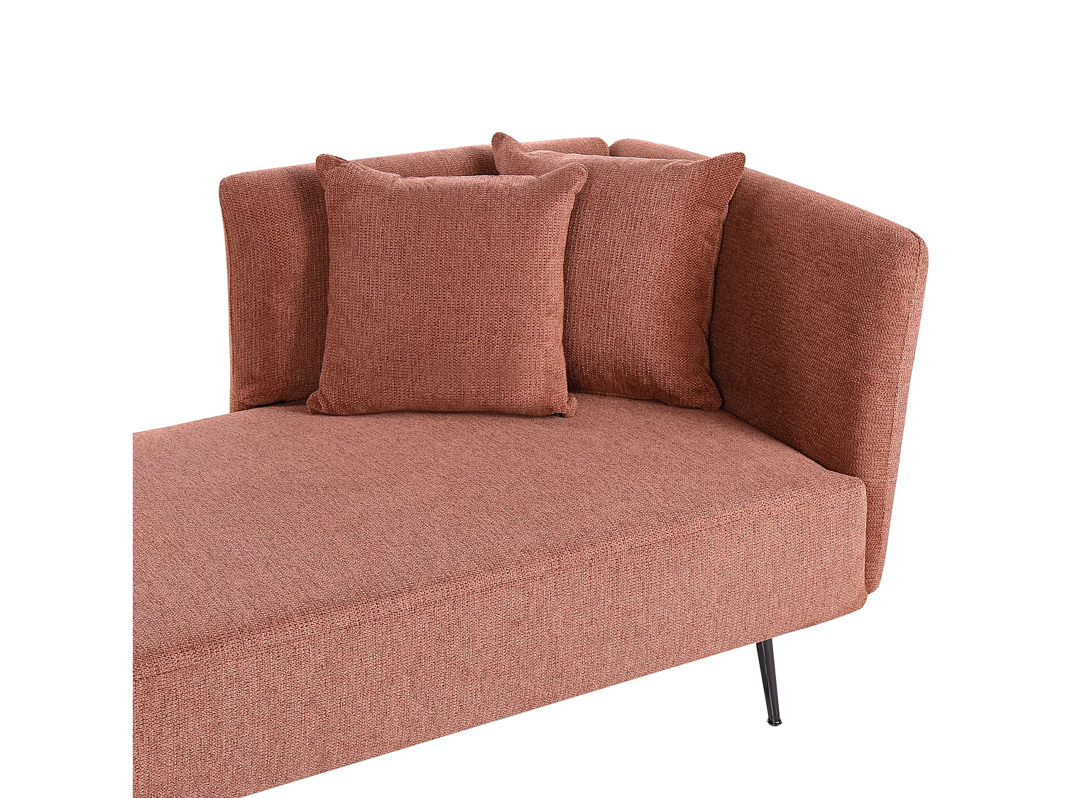 Chaise longue derecho RIOM Tela Rojo